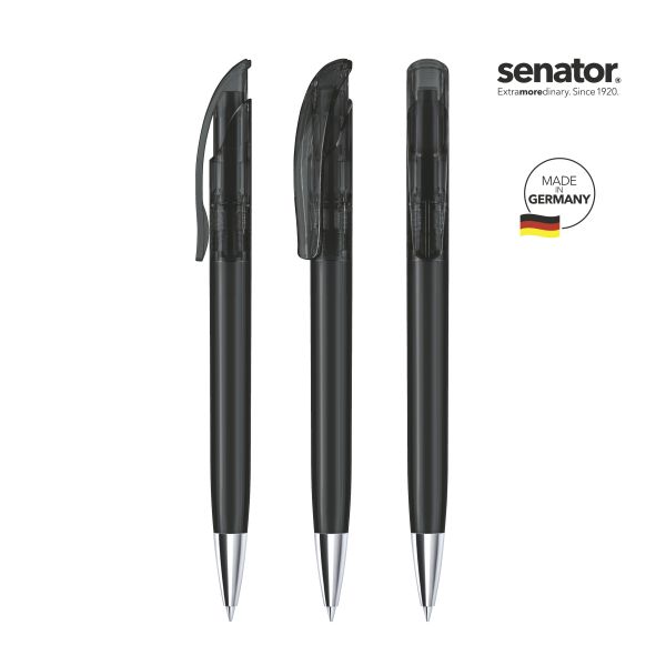 SENATOR Kugelschreiber CHALLENGER Clear MT 2925 Schwarz