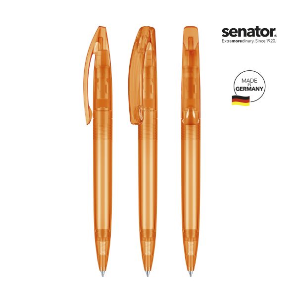 SENATOR Kugelschreiber BRIDGE Clear Pantone 151 Orange