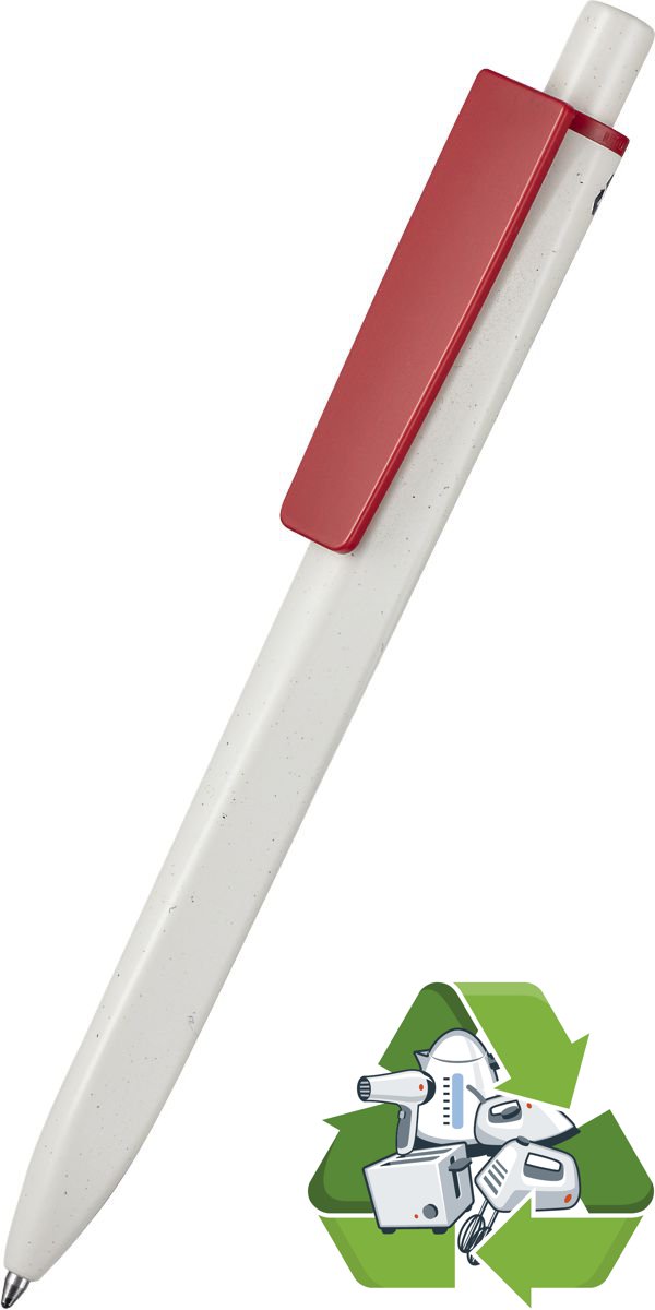 Ritter Pen Kugelschreiber RIDGE RECYCLED 99800 grau-rot