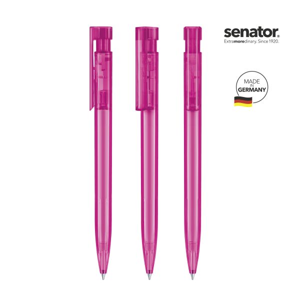 SENATOR Kugelschreiber LIBERTY Clear 2983 Rhodamine Red