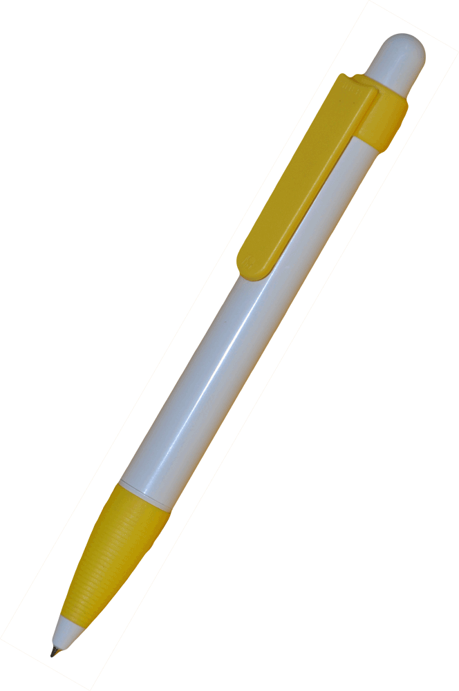 RITTER-PEN Kugelschreiber Soft Booster 02773- weiß-gelb