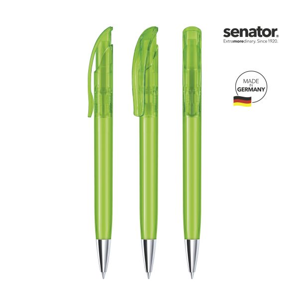 SENATOR Kugelschreiber CHALLENGER Clear MT 2925 Pantone 376 Grün