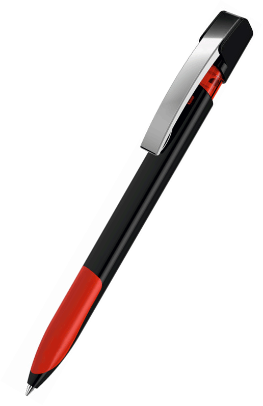 UMA Kugelschreiber SKY grip M 0-0126 Schwarz-Rot