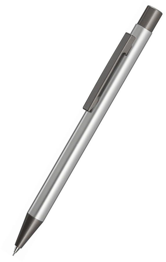 UMA Druckbleisift STRAIGHT B 0-9457 B Silber