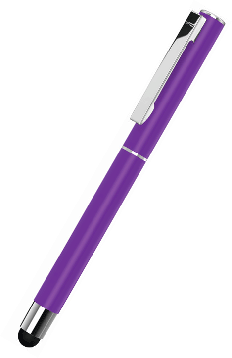 UMA Metall-Rollerball Touchpen STRAIGHT SI R TOUCH 0-9452 SI R TO Violett