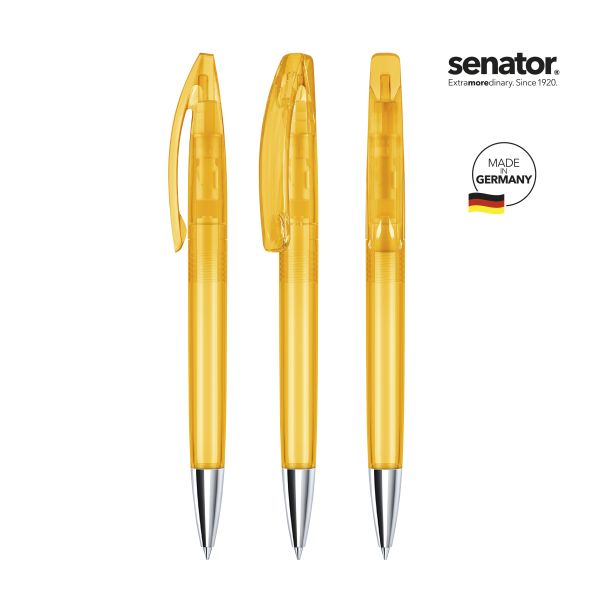 SENATOR Kugelschreiber BRIDGE Clear MT Pantone 7408 Gelb