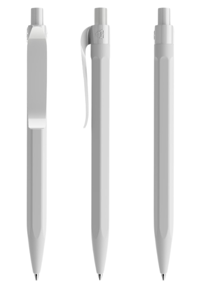 QS50 prodir Kugelschreiber PRT Curved-Clip R77 concrete grey