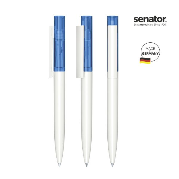 SENATOR Kugelschreiber HEADLINER Clear Basic 3281 Blau Pantone 2935