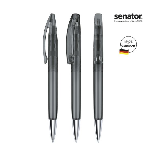 SENATOR Kugelschreiber BRIDGE Clear MT Pantone Grau 445