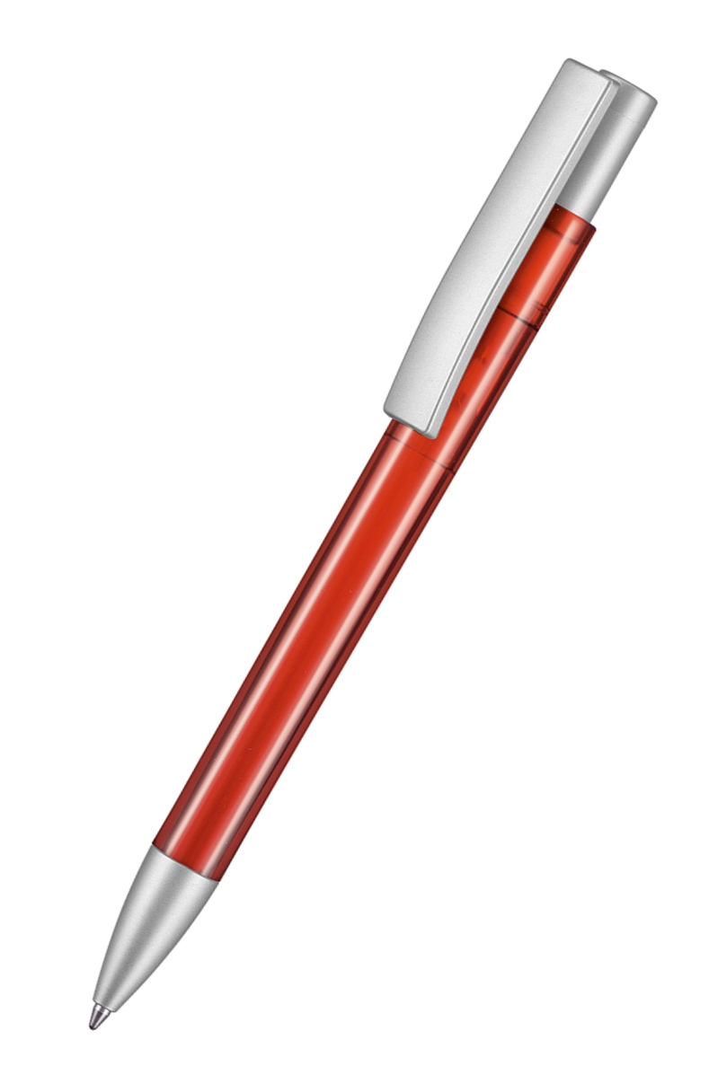 Ritter Pen Kugelschreiber Stratos Transparent SI 37901 Kirsch-Rot 3634