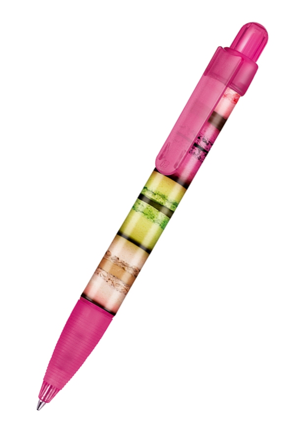 Ritter Pen Kugelschreiber Booster Transparent Foil 42773 Magenta 3806