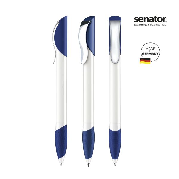 SENATOR Kugelschreiber HATTRIX Polished Basic SG MC 3201 Pantone 2757 Blau