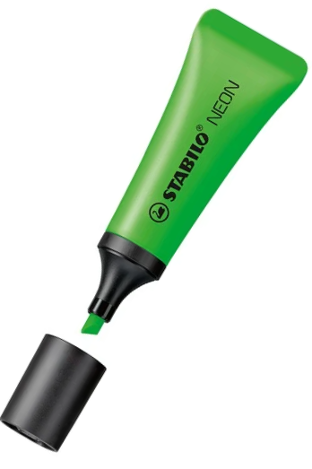 STABILO NEON Textmarker Grün