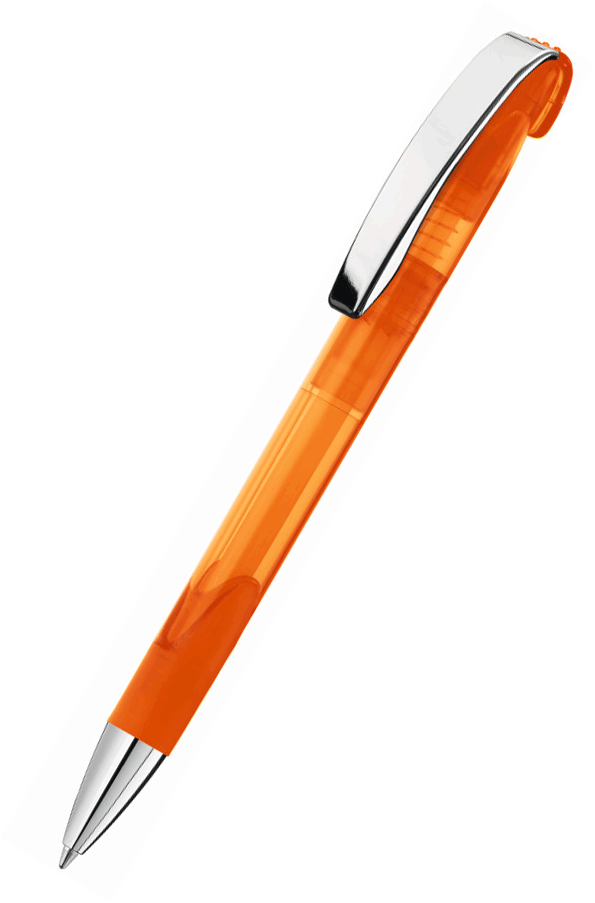 UMA Kugelschreiber LOOK grip transparent M SI 0-0122 Orange