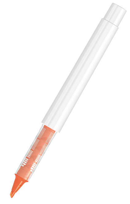 UMA Flüssig-Textmarker RECYCLED PET PEN PRO LIQEO weiß 0-2255 Neonorange
