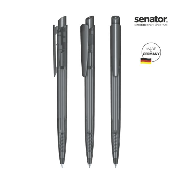 SENATOR Kugelschreiber DART Clear 2602 Pantone 445 Grau