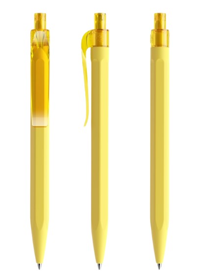 QS50 prodir Kugelschreiber PRT Curved-Clip R07 lemon