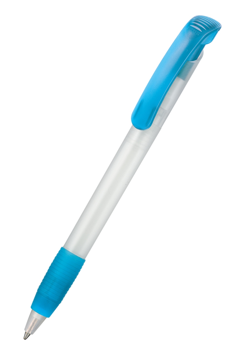 Ritter Pen Kugelschreiber Soft Clear Frozen 12100 Caribic-Blau 4110