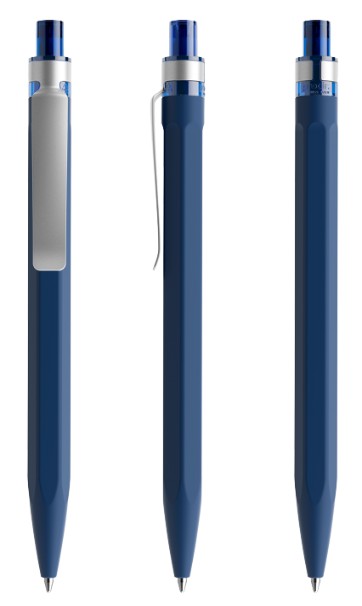 QS50 prodir Kugelschreiber PRS Metall-Clip R62 solidate blau