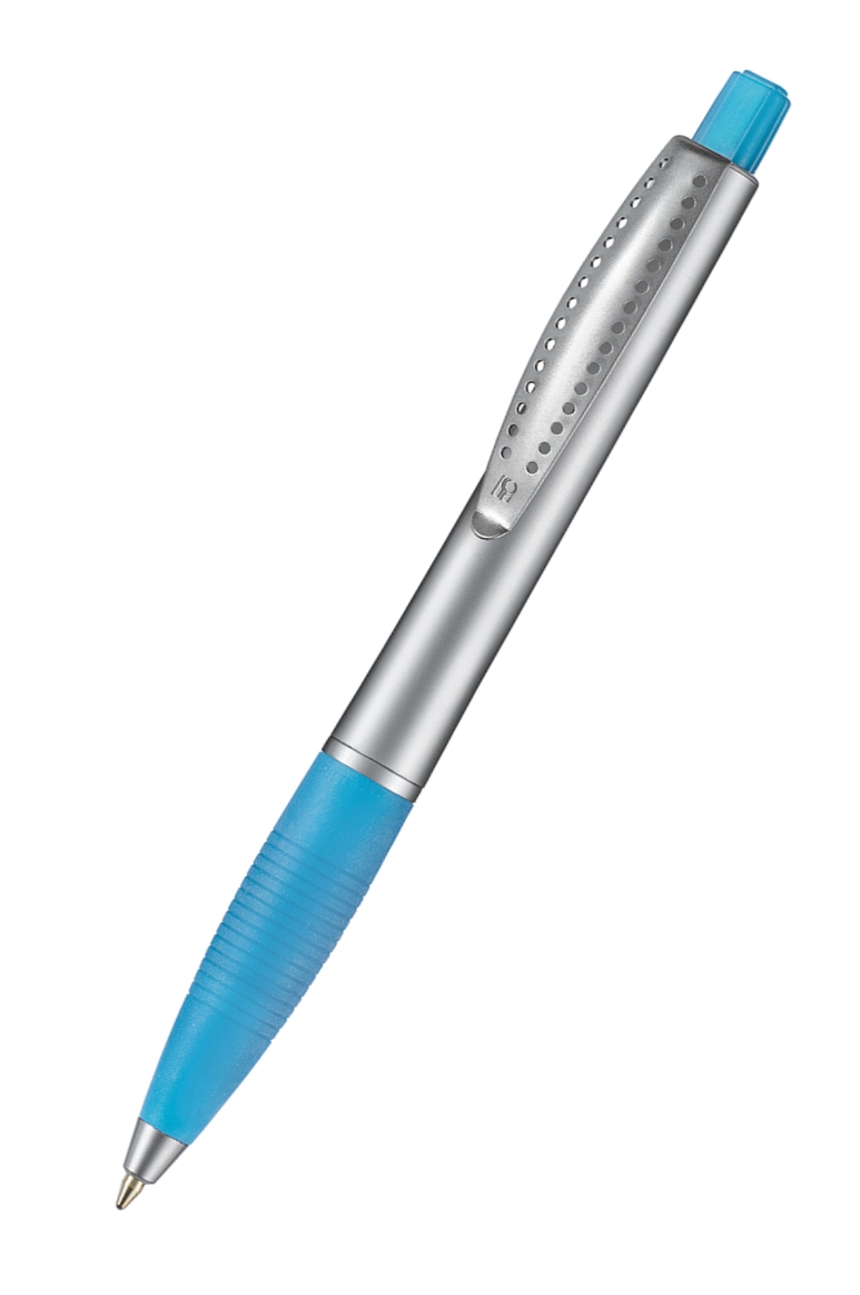 Ritter Pen Kugelschreiber Club Silver 28800 Caribic-Blau 4110