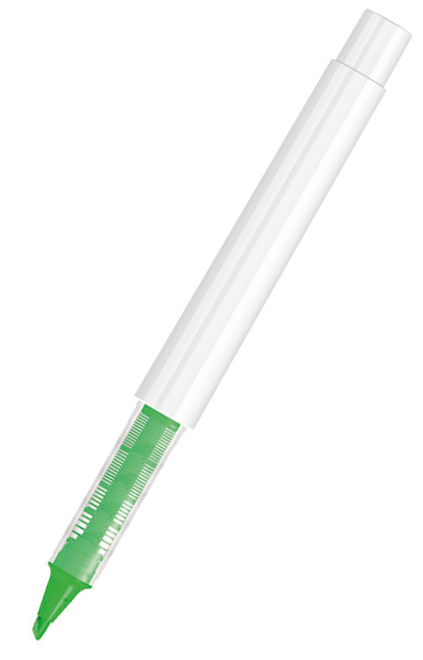 UMA Flüssig-Textmarker RECYCLED PET PEN PRO LIQEO weiß 0-2255 Neongrün