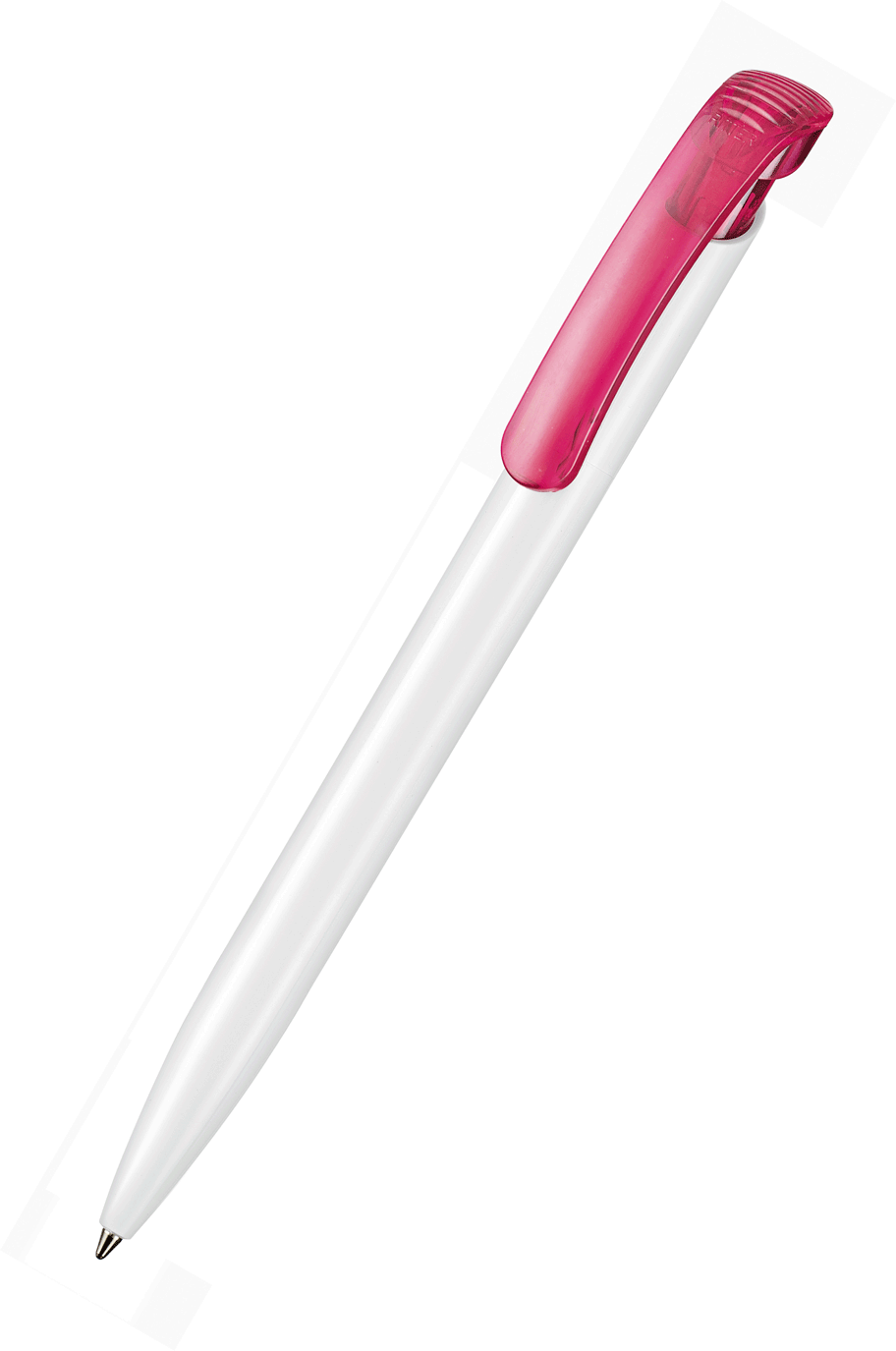 Ritter Pen Kugelschreiber Clear ST 42023 weiss + magenta 3806