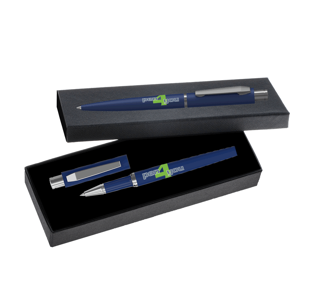 Klio-Eterna Schreibgeräteset Snooker softtouch 60294-96 Blau DST