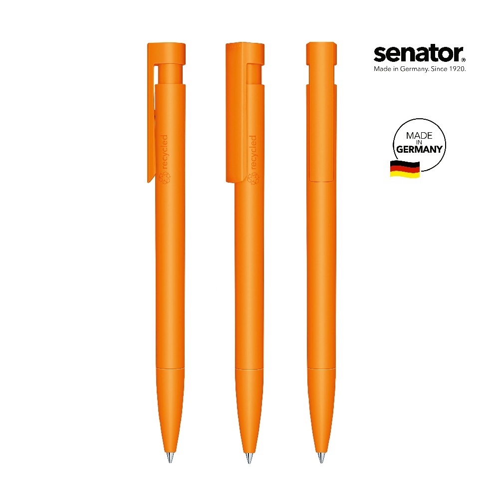 SENATOR Kugelschreiber LIBERTY MATT RECYCLED 3307 - Orange 151