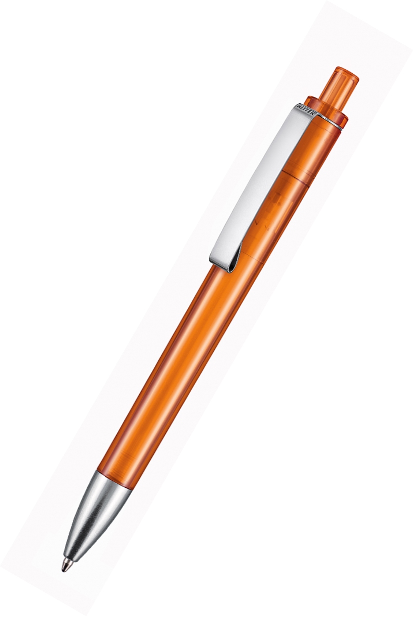 Ritter Pen Kugelschreiber Exos Transparent 17600 Clementine 3547