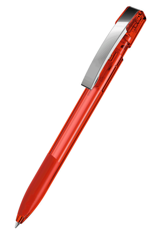 UMA Kugelschreiber SKY grip tranparent M 0-0126 Rot