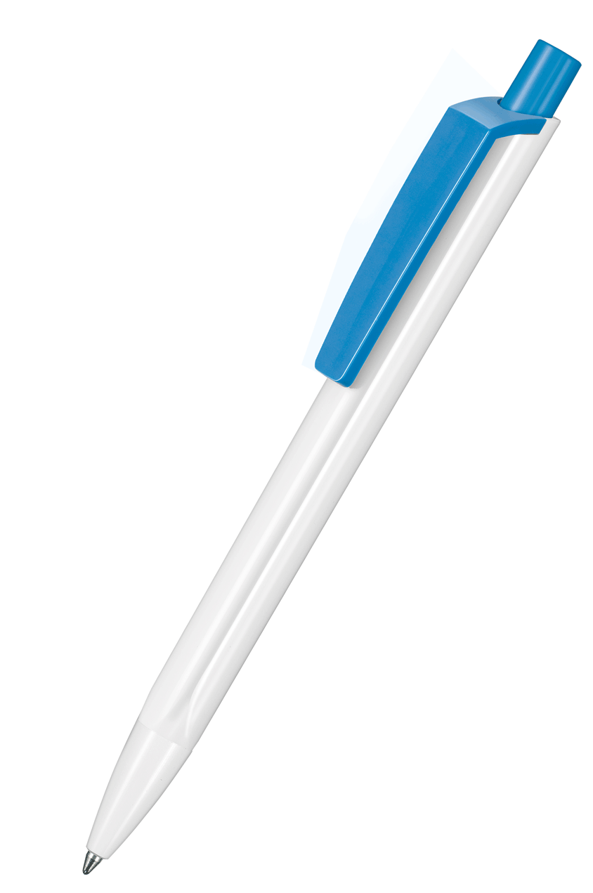 Ritter Pen Kugelschreiber Tri-Star P 03532 Weiß 0101 mit Himmel-Blau 1301 