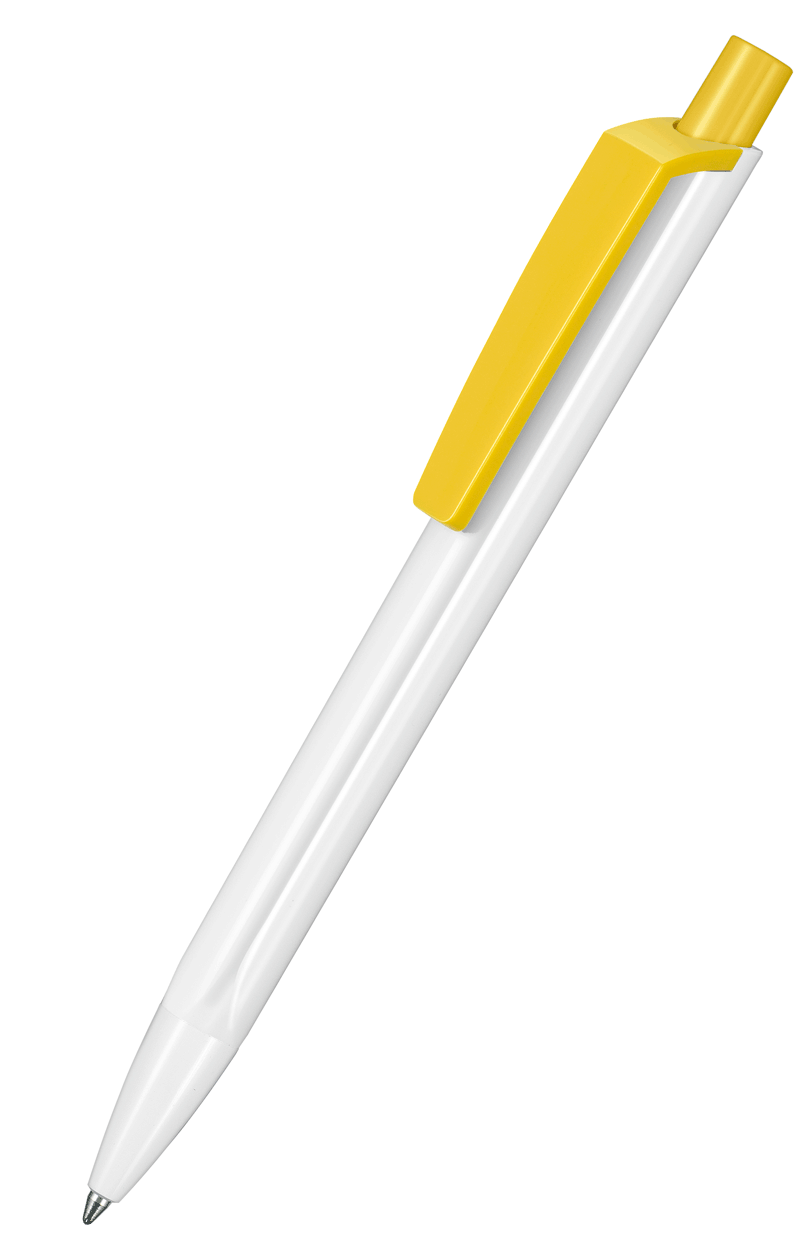 Ritter Pen Kugelschreiber Tri-Star P 03532 Weiß 0101 mit Zitronen-Gelb 0200