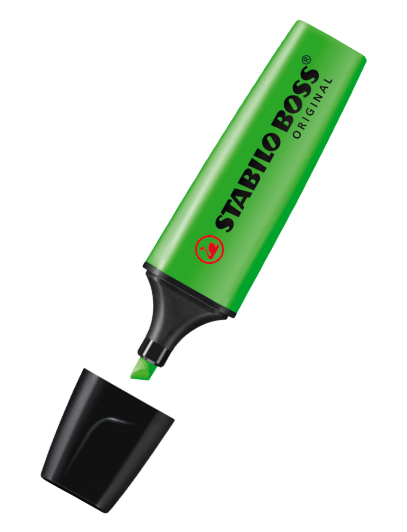 STABILO BOSS ORIGINAL Textmarker grün