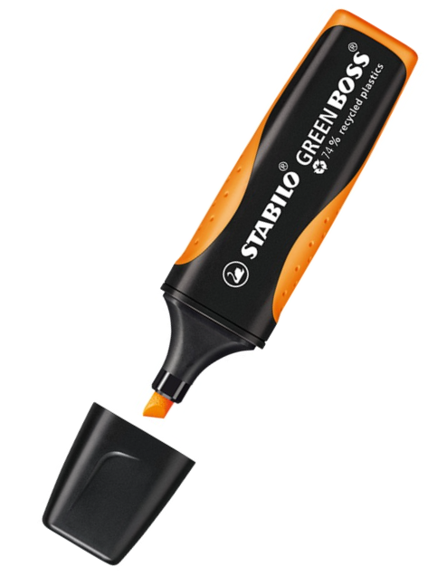 STABILO GREEN BOSS Textmarker Orange
