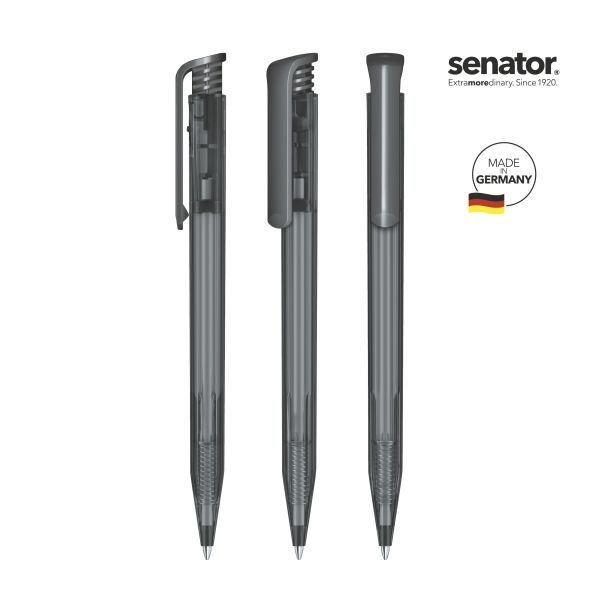 SENATOR Kugelschreiber SUPER HIT Clear 2756 Pantone 445 Grau