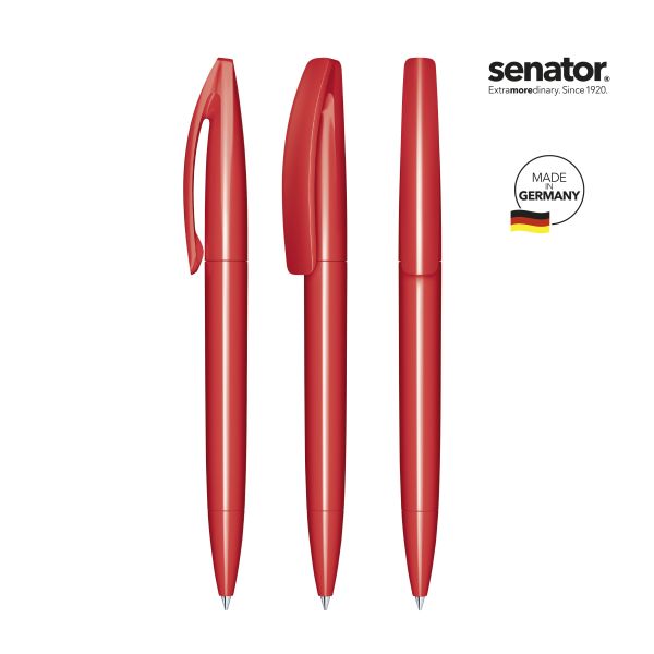 SENATOR Kugelschreiber BRIDGE Polished 3250 Pantone 186 Rot