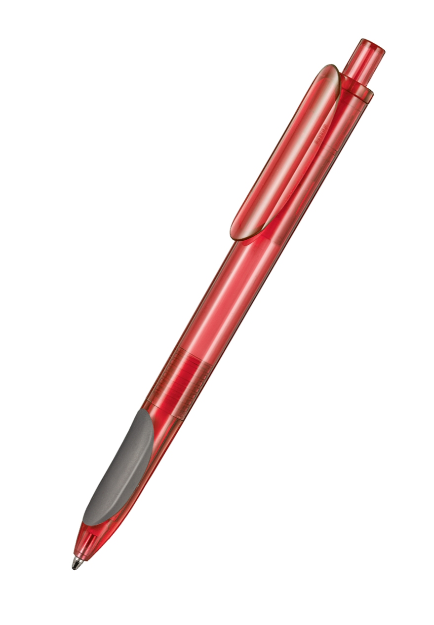 Ritter Pen Kugelschreiber Ellips Transparent 17200 Feruer-Rot 3609