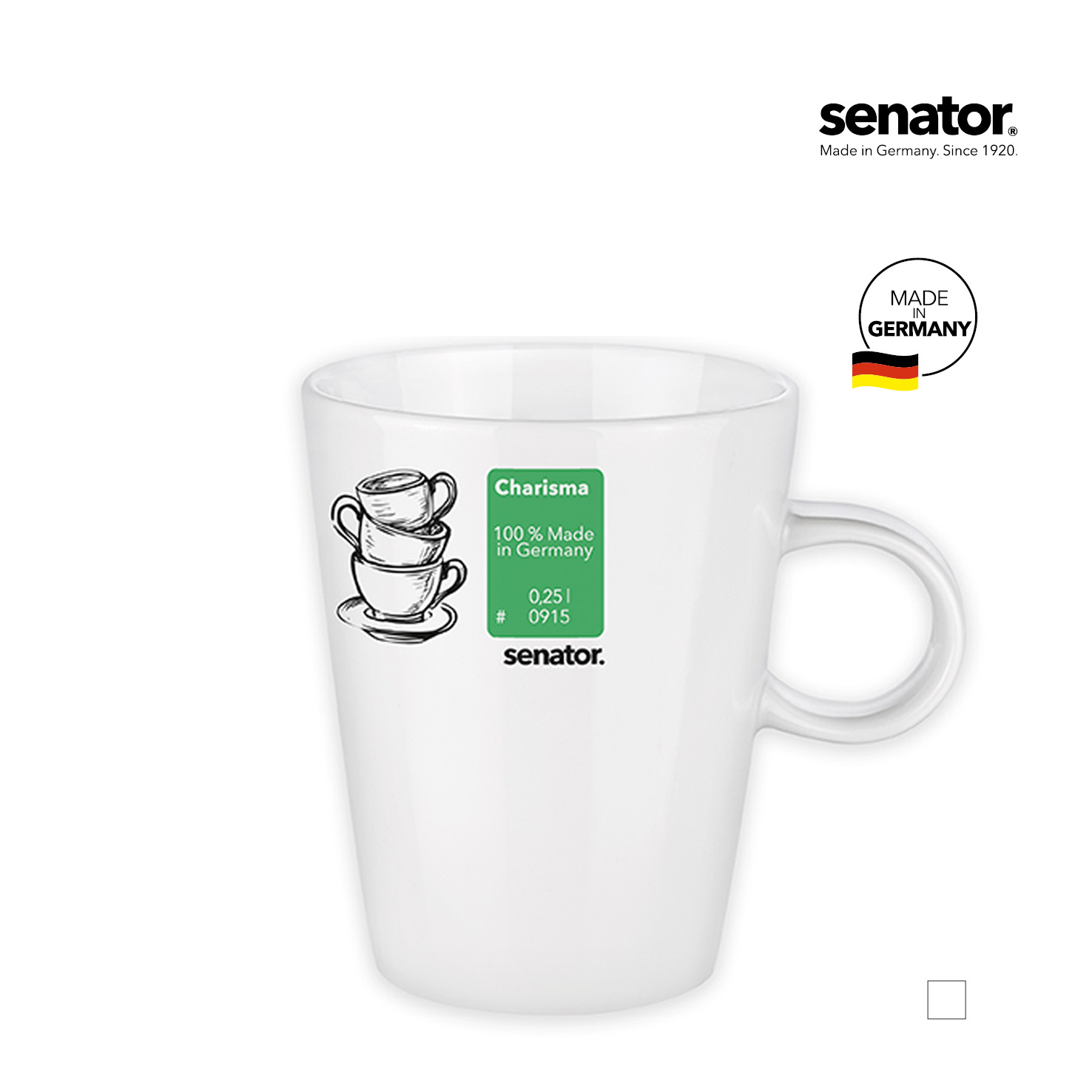 CHARISMA SENATOR Kaffeetasse inkl. 1C-Druck