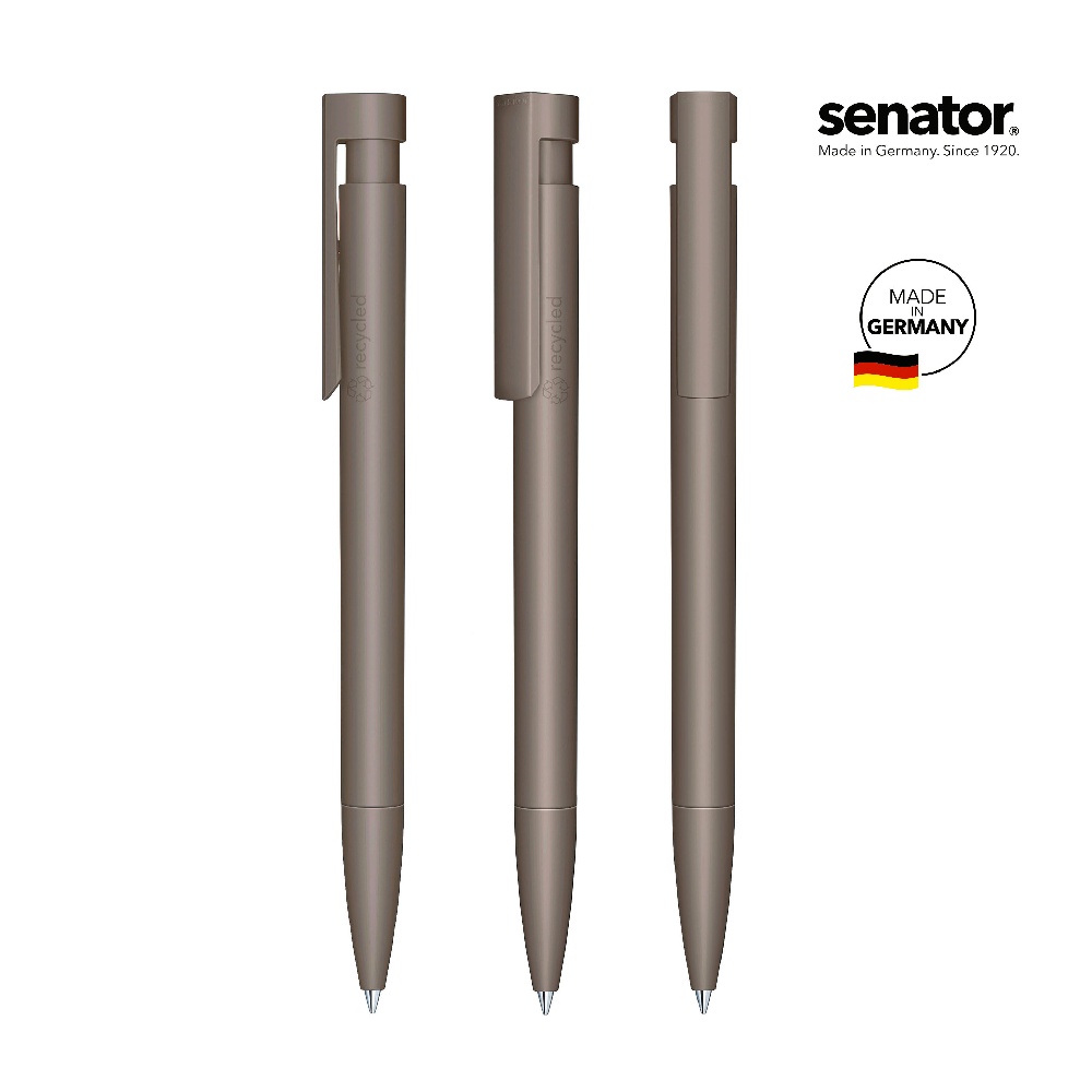 SENATOR Kugelschreiber LIBERTY MATT RECYCLED 3307 - Warm Gray 10