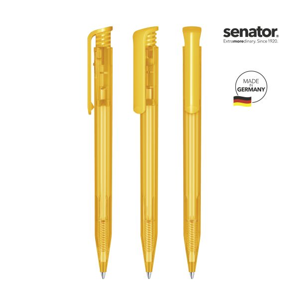 SENATOR Kugelschreiber SUPER HIT Clear 2756 Pantone 7408 Gelb