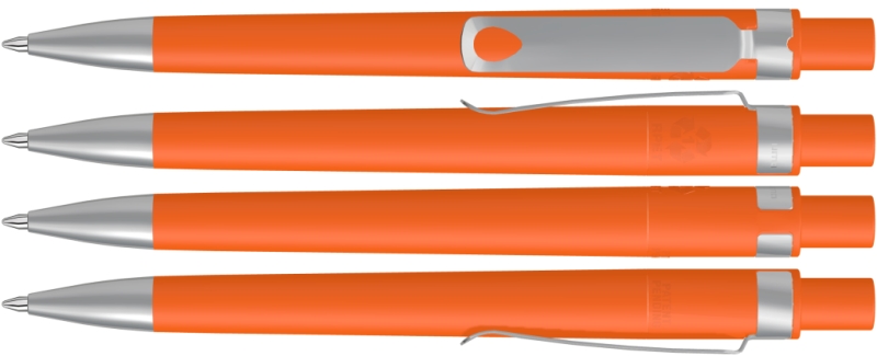 UMA Kugelschreiber RECYCLED PET PEN CORE F SI 0-2350 orange