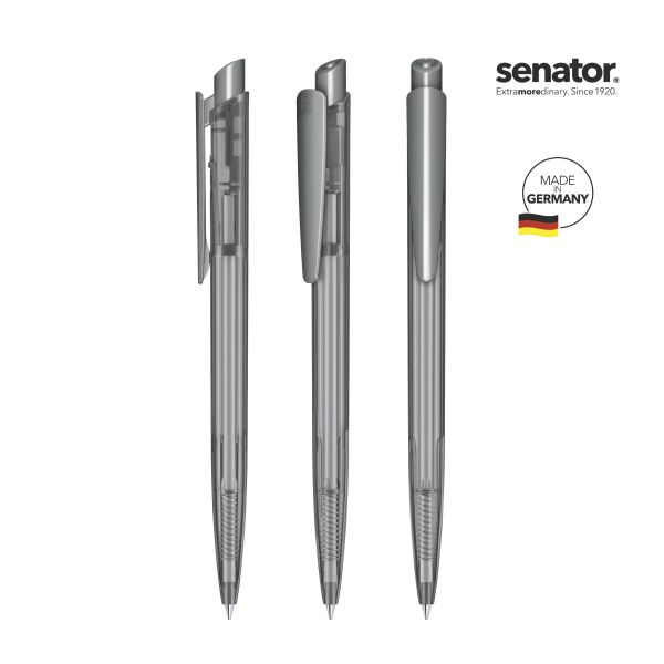 SENATOR Kugelschreiber DART Clear 2602 Cool Gray 9