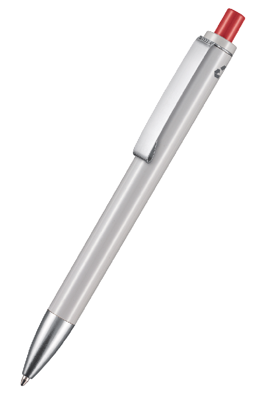 Ritter Pen Kugelschreiber EXOS RECYCLED 97600 Grau-Signal-Rot 1425-0601