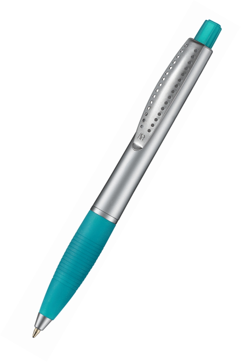 Ritter Pen Kugelschreiber Club Silver 28800 Teal 4127