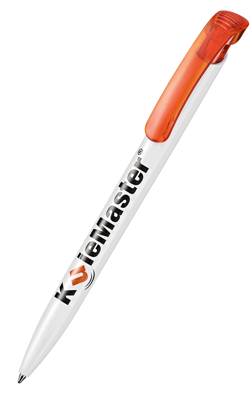 Ritter Pen Kugelschreiber Clear ST 42023 weiss + flamingo 3521