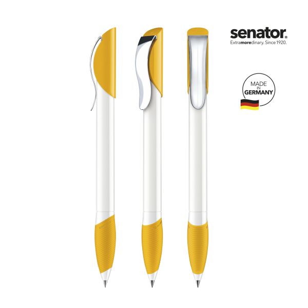SENATOR Kugelschreiber HATTRIX Polished Basic SG MC 3201 Pantone 7408 Gelb