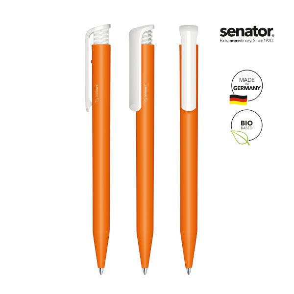SENATOR Bio Kugelschreiber SUPER HIT 3300 matt Orange Pantone 151