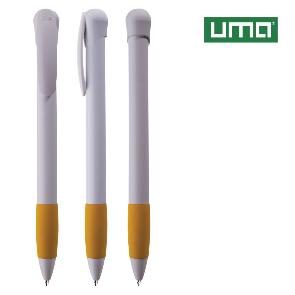 UMA Kugelschreiber FANTASY 0-0011 Weiss-Gelb
