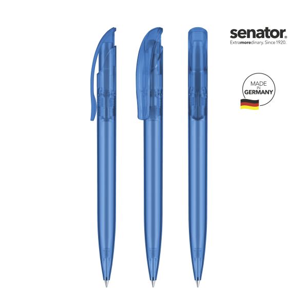 SENATOR Kugelschreiber CHALLENGER Frosted 2418 Pantone 2935 Blau