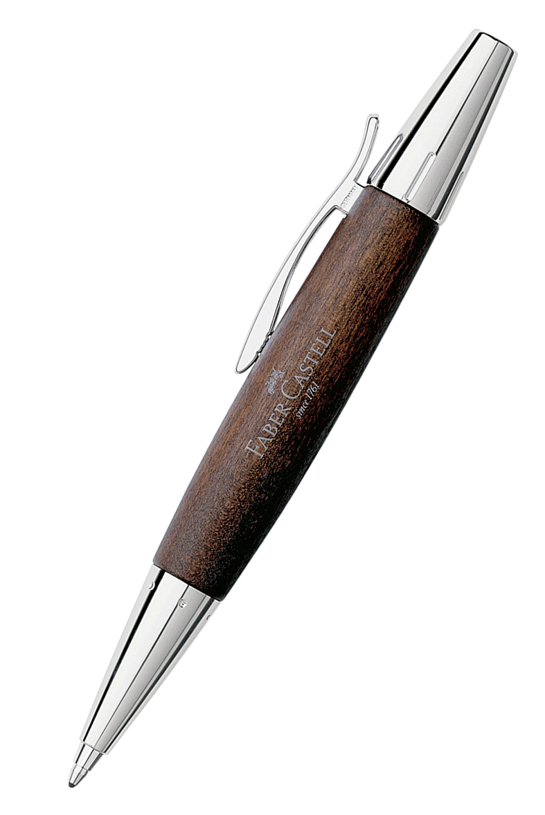 FABER-CASTELL Kugelschreiber E-Motion - Birnbaum dunkelbraun 148381